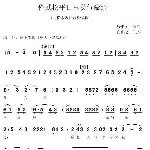 俺武松平日里英气豪迈 武松杀嫂 潘金莲唱段 秦腔 马建民