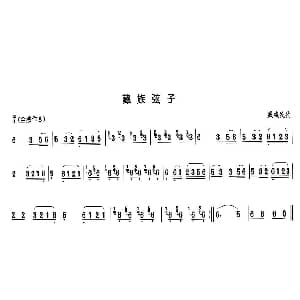 葫芦丝谱 | 藏族弦子