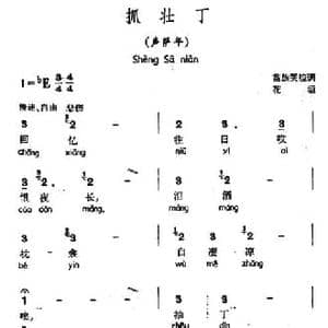 抓壮丁_民歌简谱