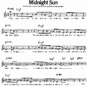 蓝调音乐:Midnight Sun_外国歌谱
