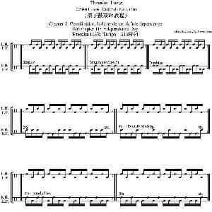 Thomas Lang Creative Coordination 架子鼓双踩教程P51 75 Thomas Lang 托马斯 朗