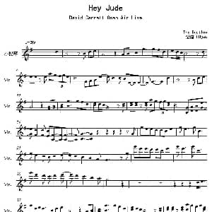 小提琴谱 | Hey Jude LHyon 记谱制谱