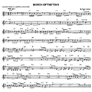 MARCH OF THE TOYS_外国歌谱