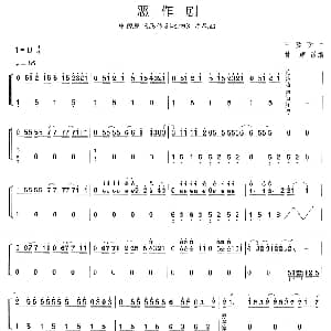 古筝谱 | 恶作剧