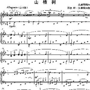 山楂树_歌曲简谱_词曲: 沈建国编曲