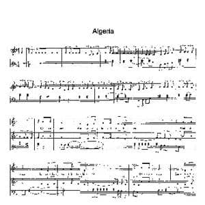 阿尔及利亚国歌_歌谱投稿