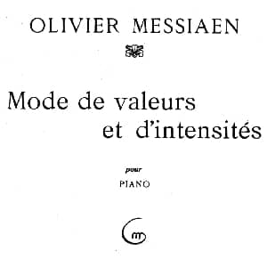 4首节奏练习曲 钢琴谱 奥利维埃 梅西安