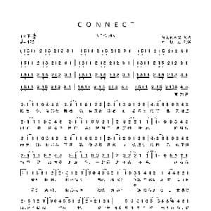 CONNECT_歌曲简谱_词曲:阿良良木健 阿良良木健