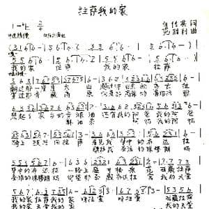 拉萨我的家_歌谱投稿_词曲:白传英 范胜利