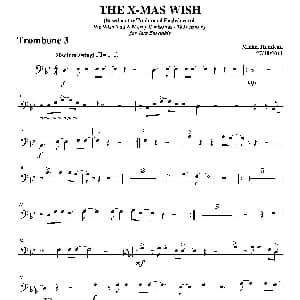 THE X MAS WISH 第三长号分谱