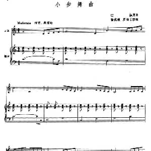 口琴谱 | 小步舞曲 徐成刚 罗晓京移植 巴赫