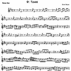 萨克斯谱 | ST.Thomas