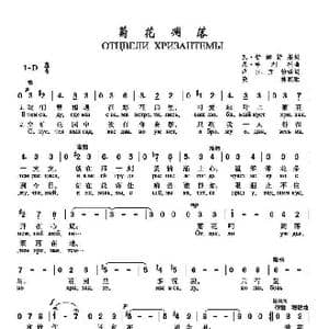 菊花凋落_歌谱投稿