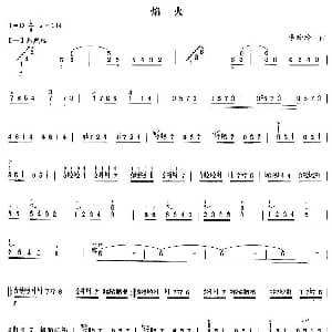 扬琴谱 | 焰火 李玲玲