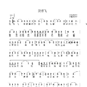 我想飞_通俗唱法乐谱_词曲:林夕子 林夕子