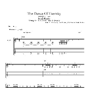 The Dance Of Eternity 吉他谱