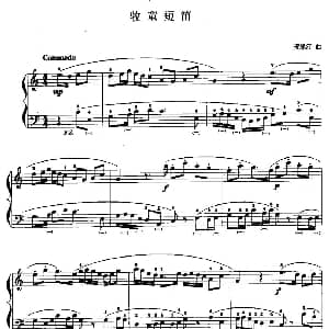 儿童手风琴曲 牧童短笛 贺绿汀