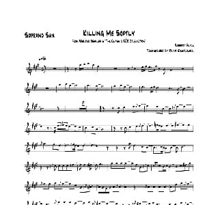 萨克斯谱 | Killing Me Softly 高音萨克斯
