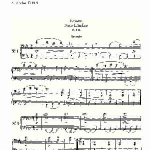 4 Ländler D.814 钢琴谱