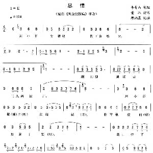 二人转谱 | 思情 刘金定探病 唱段 董玮