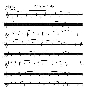 长笛曲谱 | 长笛颤音指法练习