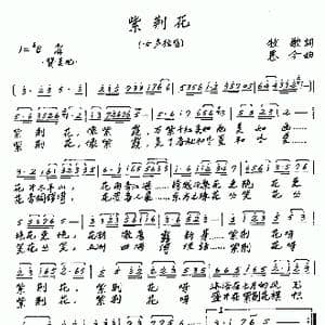 紫荆花_歌曲简谱_词曲:牧歌 思今