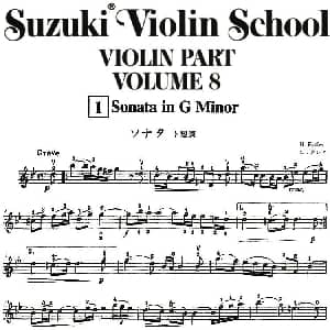 小提琴谱 | 铃木小提琴教材第八册 Suzuki Violin School Violin Part VOLUME 8 铃木镇一