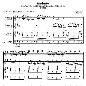 维瓦尔第如歌的行板 吉他谱