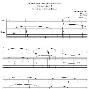 长笛曲谱 | Canon in D 长笛 钢琴