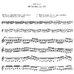 小提琴谱 | 沃尔法特60首练习曲 Op.45 第1 10页