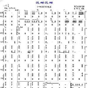 达姆达姆_歌曲简谱_词曲: 彭修文:改编