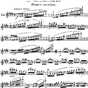 小提琴谱 | 马扎斯小提琴练习曲 Op.36 第二册 华丽练习曲 54