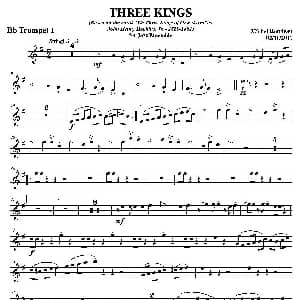 THREE KINGS 第一降B小号分谱