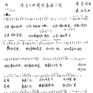 你手上的戒指刺痛了我_歌谱投稿_词曲:陈道斌 连向先