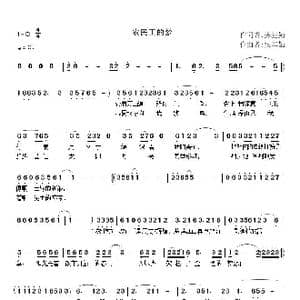 农民工的中国梦_歌曲简谱_词曲:操基勤 操基勤