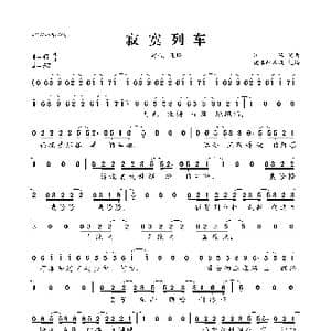 寂寞列车_歌曲简谱_词曲:汪峰 汪峰