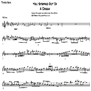 萨克斯谱 | You Steppeo Out Of A Dream