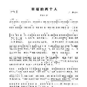 幸福的两个人_歌曲简谱_词曲:王帅 王帅