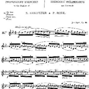 小提琴谱 | 顿特24首小提琴练习曲 作品37—16 顿特