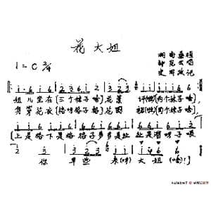 花大姐_歌谱投稿
