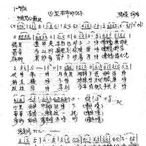 心里牢牢地记下_歌谱投稿_词曲:张璟 张璟