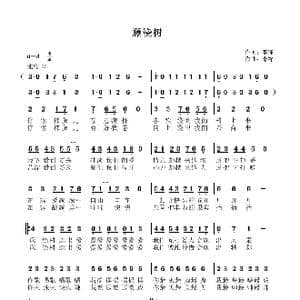 藤绕树_歌曲简谱_词曲:李锋 李锋