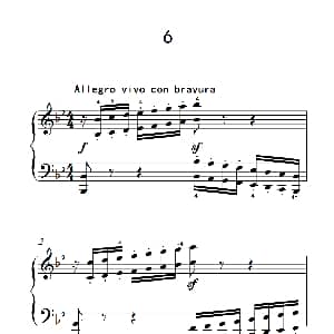 车尔尼钢琴八度练习曲 553 钢琴谱