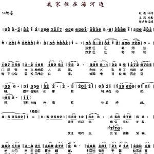 我家住在海河边_歌谱投稿_词曲:纪连祥 王瑞生