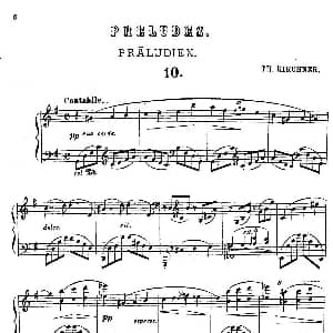 16 Preludes Op.9 钢琴谱 狄奥多 柯希纳