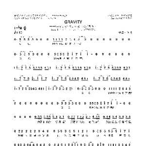 GRAVITY_歌曲简谱_词曲:便器P 便器P