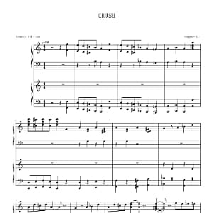 CRUSH 钢琴谱 dengguobiao
