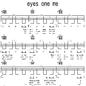 Eyes One Me 吉他谱 王菲