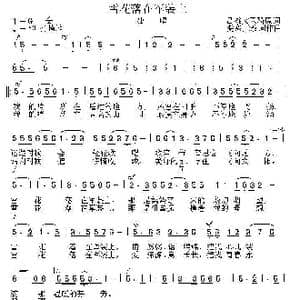 雪花落在军装上_歌曲简谱_词曲:吕雄文 天骄原词 楚兴元改词作曲