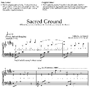 Sacred Ground 钢琴谱 Jon Schmidt